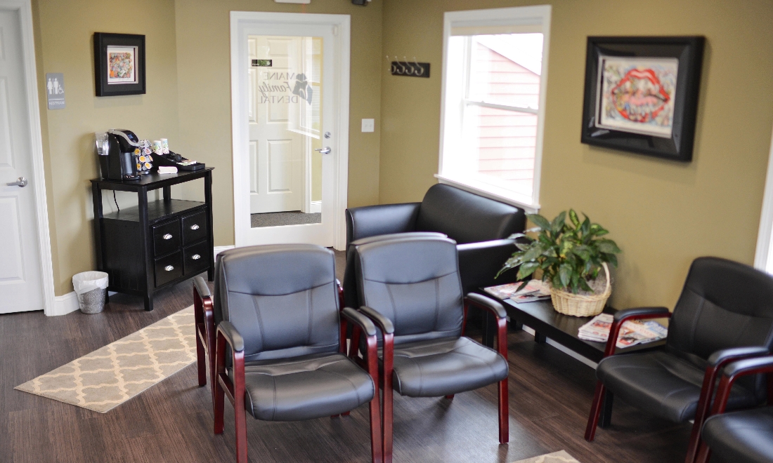 Maine Family Dental Practice | Waiting Room | Bangor ME